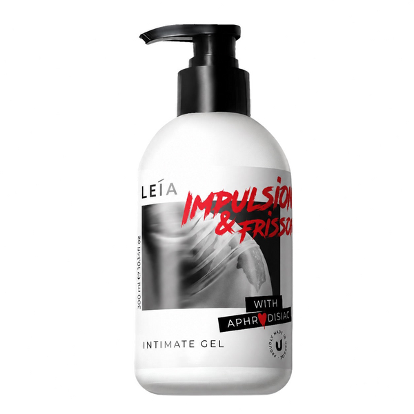 Інтимний гель LEIA Impulsion & Frisson 300 мл з афродизіаком — український бренд, флакон з помпою-дозатором